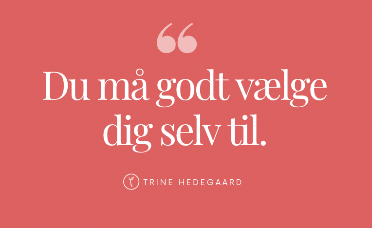 Du må godt vælge dig selv til!