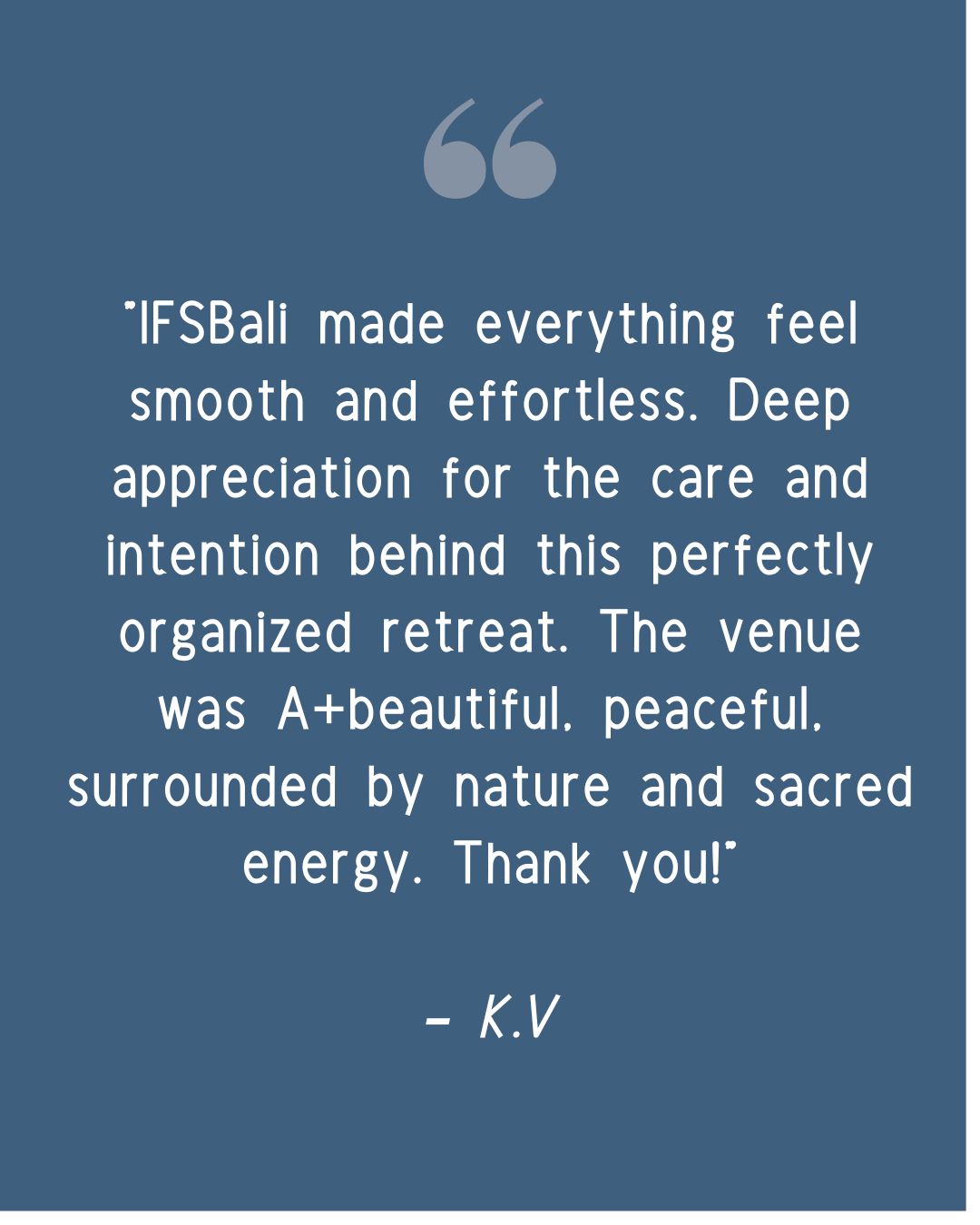 IFS retreat for therapists in Bali - Cece Sykes